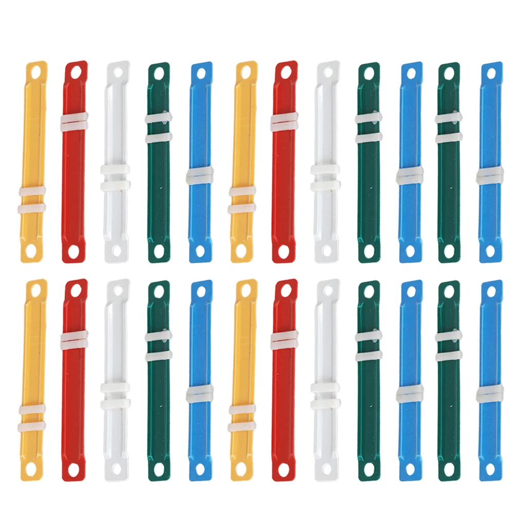 100 Pcs File Folders Storage Supplies Stationery Paper Fasteners Loose-leaf Clips