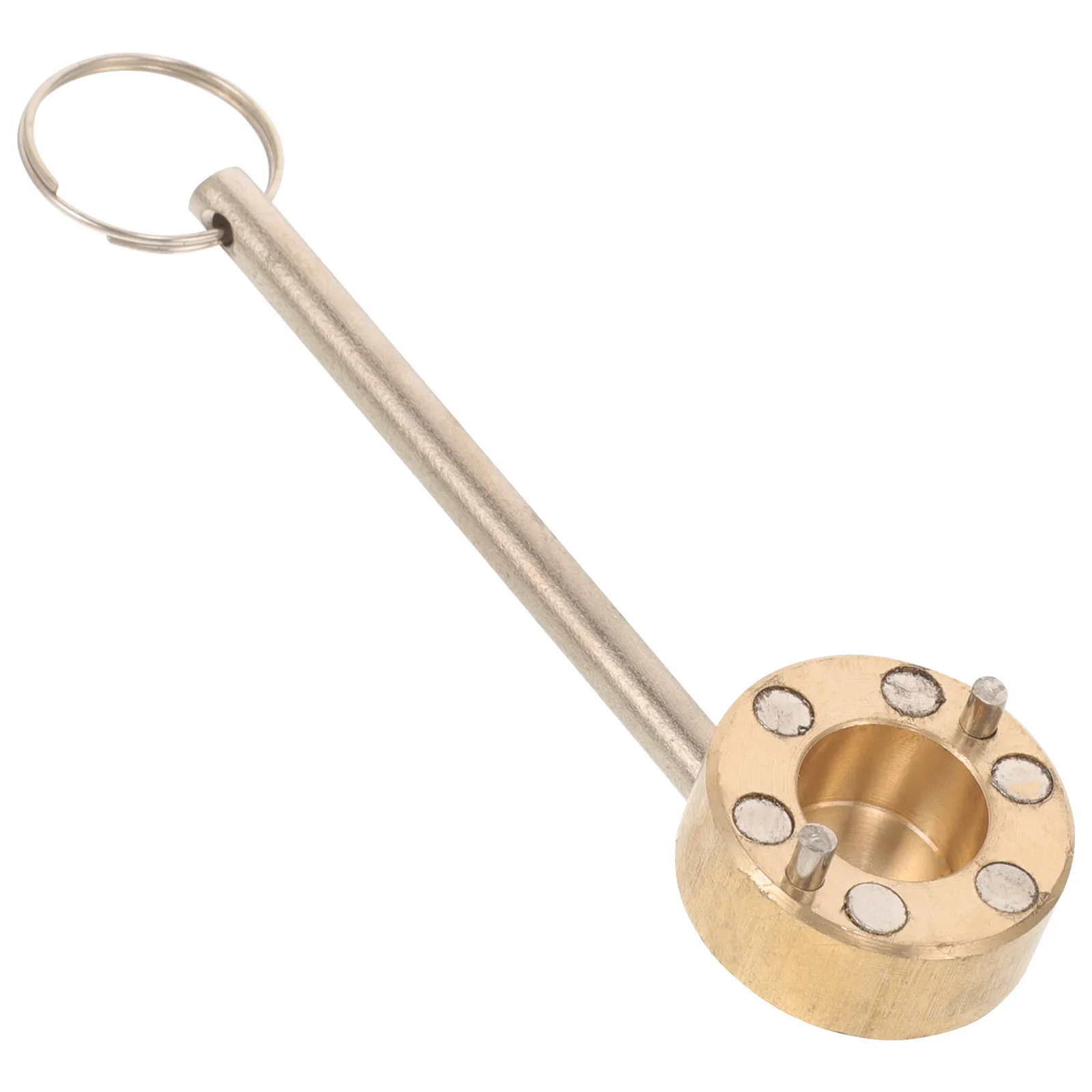 

Латунный магнитный ключ для радиаторных вентилей, смесителей, нагревателей, воздухоотводчиков, для ремонта сантехники, универсальный ключ для прокачки воздуха, ключ для кислородных баллонов