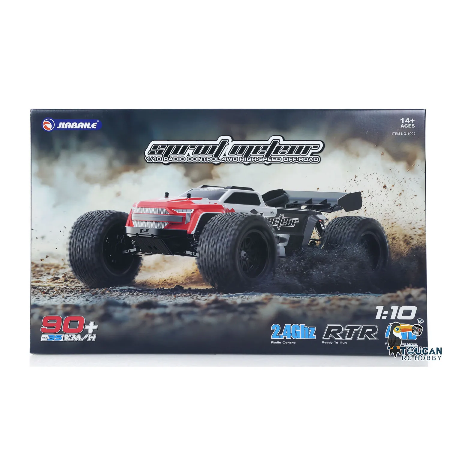RTR 90 KM/H 1002 1/10 4*4 RC camion de course électrique télécommande modèle de voiture 10KG Servo cadre en Nylon tours de choc en Fiber de carbone