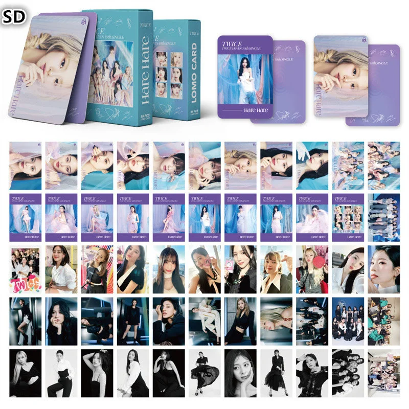 Imagem -06 - Conjunto Duos Álbum Misamo Laser Cartão Lomo Minatsuki Sacha Naoi Minami Momo Coleção de Fãs Presente Cartão Postal Cartão de Foto Kpop 55 Pcs 50 Peças