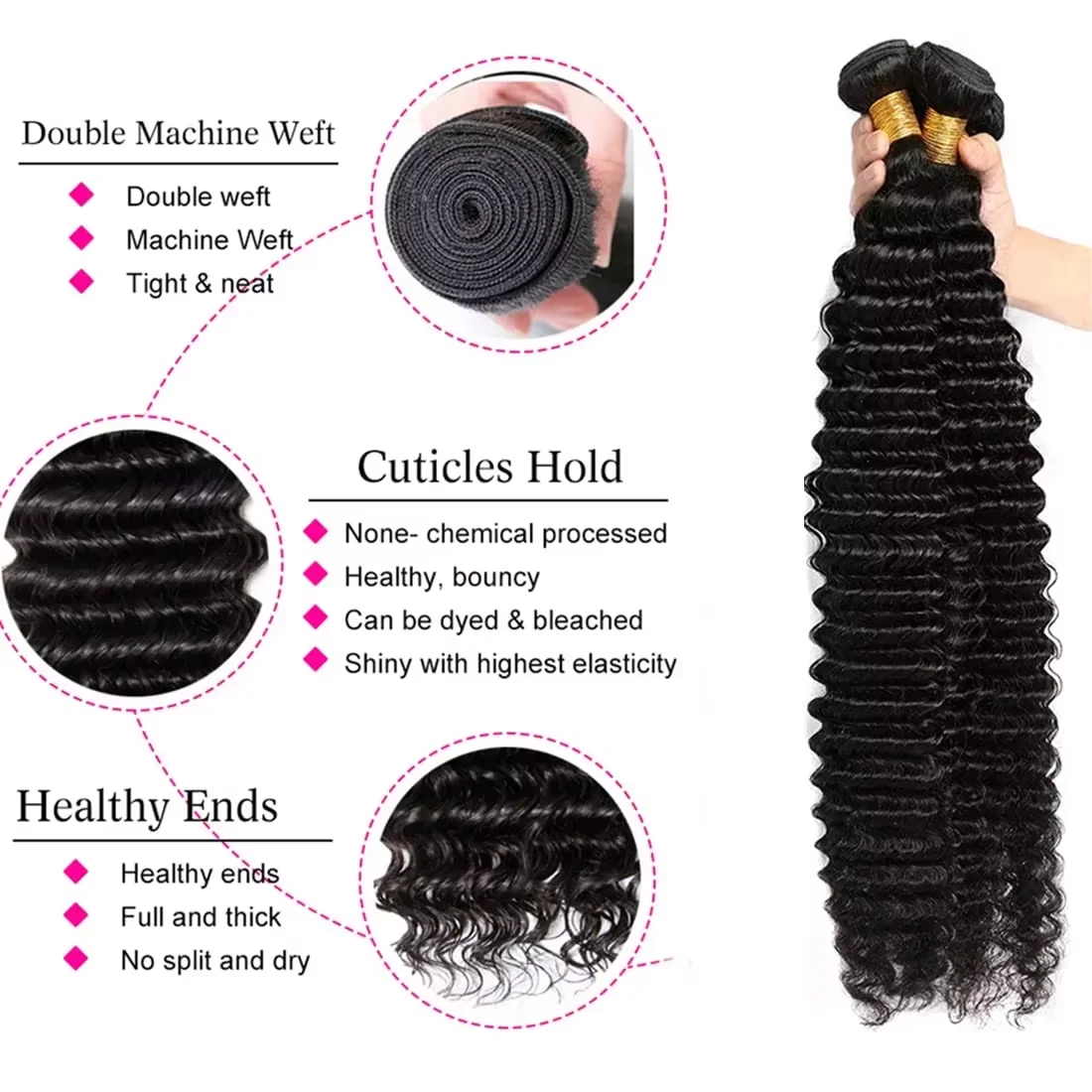 Thumbnail 4 - #49 Latest Curly Human Hair Extensions Offers