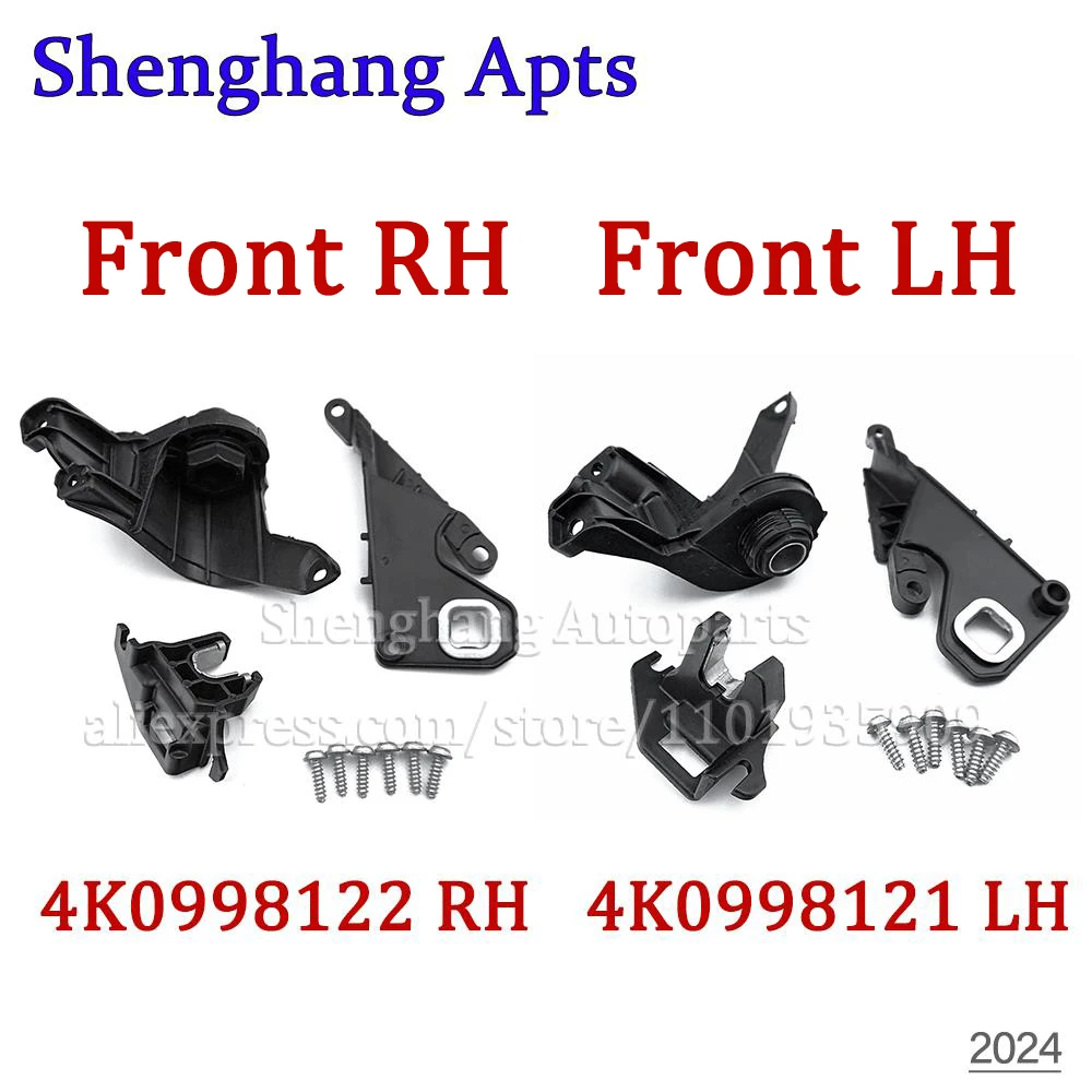 Front Right Left Headlight Bracket Clip Fastener Repair Kit 4K0998122,4K0 998 122,4K0998121,4K0 998 121 For Audi A6 C8 2019-2025