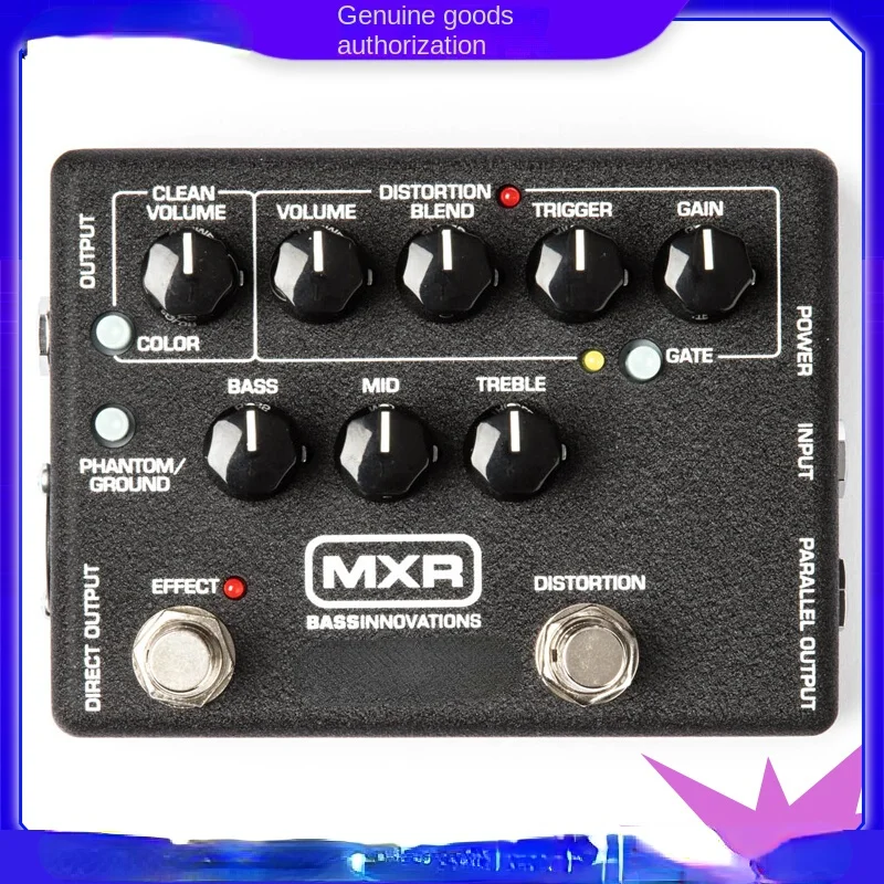 S Applies to Dunlop MXR M80 M-80 Electric Bass Bass DI Box Distortion Equalization Stompbox