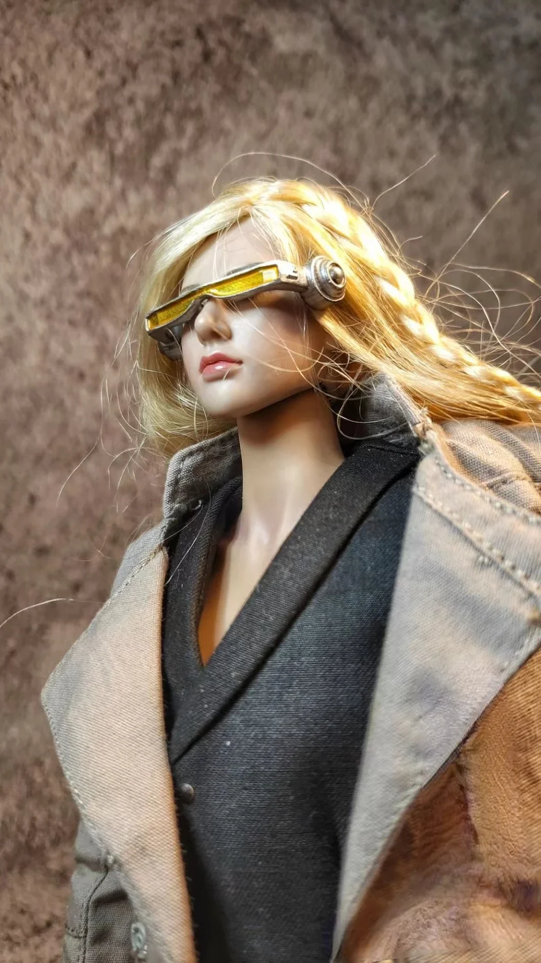 Gafas holográficas de soldado a escala 1/6, modelo para hombre y mujer de 12 pulgadas