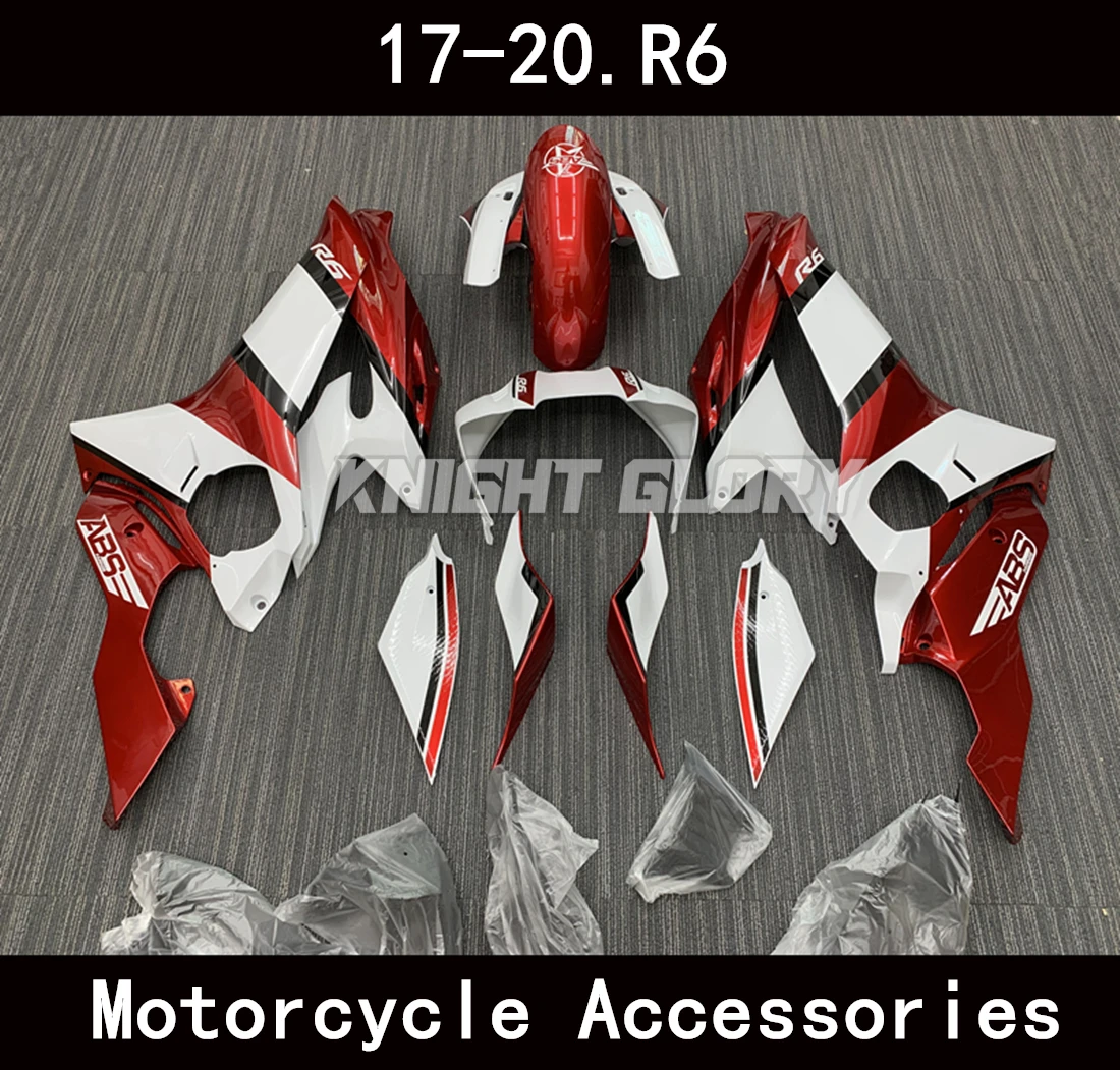 Cocok untuk YZF-R6 YZF R6 2017 2018 2019 2020 Set Bodywork Spoiler kerangka motor