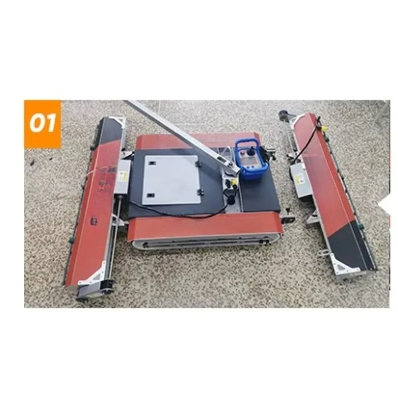 Energy Saving Photovoltaic Panel Cleaning Machine for Continuous Work Track Drive Solar Panel Cleaning Robot