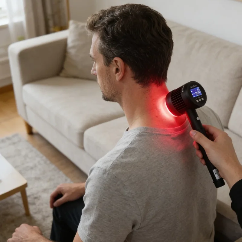 

Аппарат для холодной лазерной терапии 808 нм, физиотерапевтическое оборудование с красным светом для снятия боли в мышцах, суставах и у животных