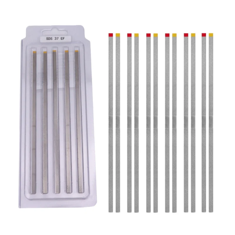 5pcs/box Dental Polishing Strip Stainless Steel Single-Side Sanding Strips for Interproximal Enamel Shaping Dental Materials