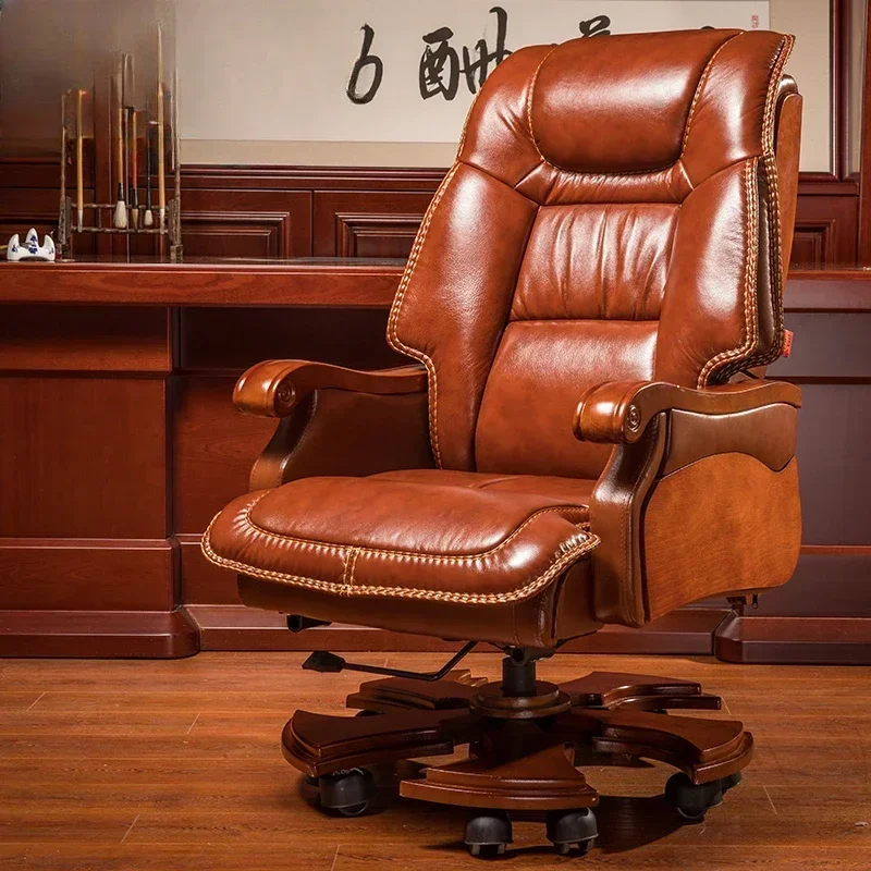 

Swivel Luxury Office Chair Recliner Massage Lounge Comfortable Accent Boss Chair Ergonomic Chaise De Bureaux Home Furniture