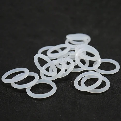 Imagen 2 del producto Junta tórica de silicona de grado alimenticio blanco CS 3,5 4 5mm arandela impermeable goma VMQ juntas tóricas anillo de silicona OD 12 14 15 16-150