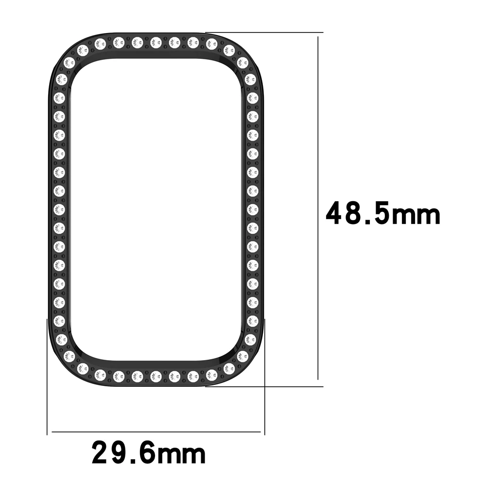 샤오미 스마트 밴드 보호 범퍼 케이스, 액티브 프레임 쉘 케이스, 상감 다이아몬드, Redmi Band 3 PC용 보호 커버 케이스, 9