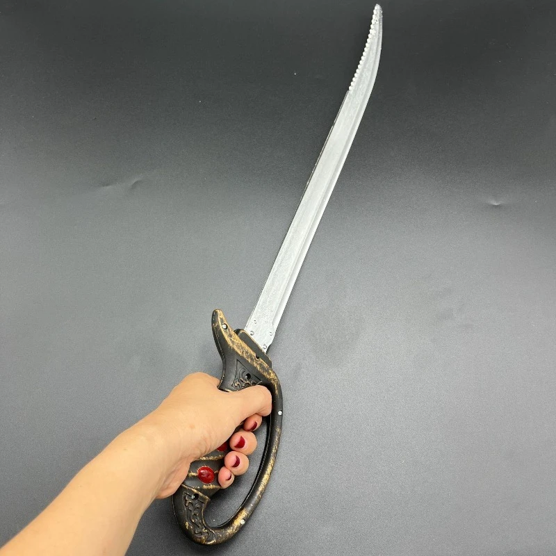 57cm/22.44인치 플라스틱 장군의 칼 (칼집 포함) 모델 소품 수집품 코스프레 용품 남자친구 선물 야외 스포츠 장난감