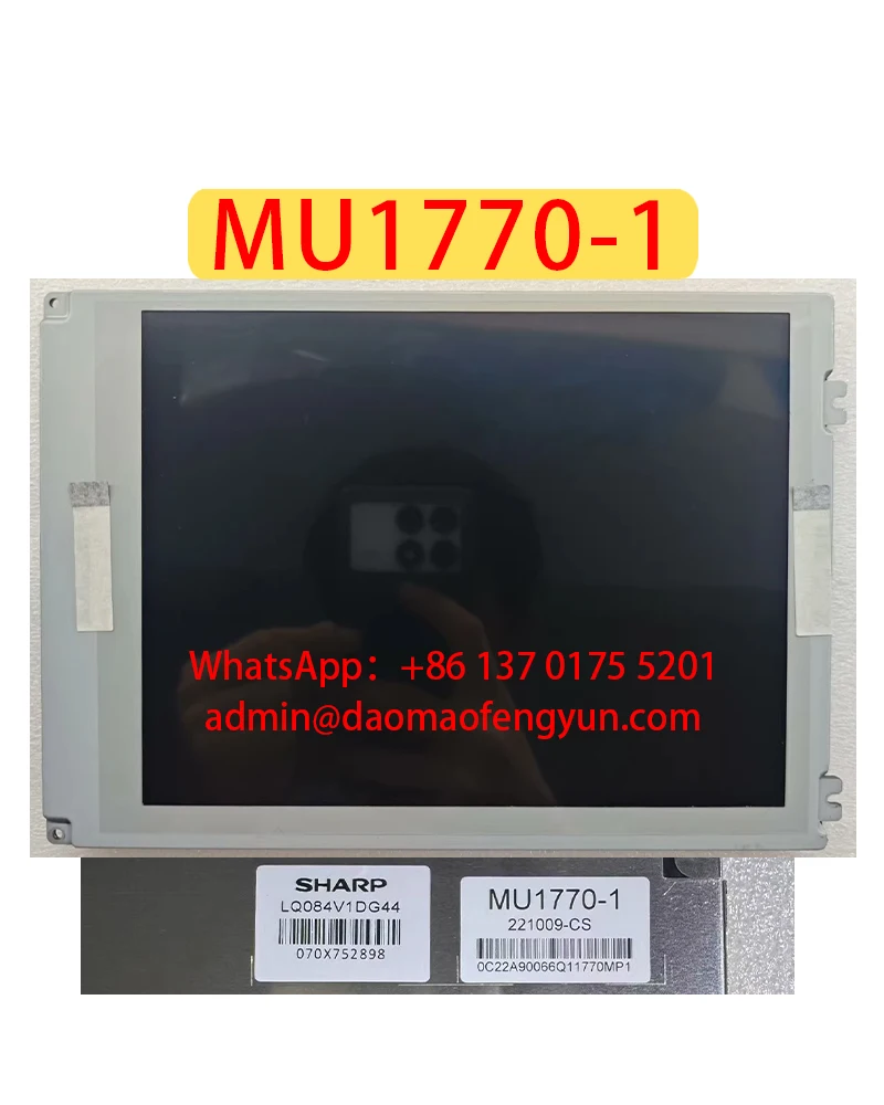 

MU1770-1 Brand New 8.4-inch Display LQ084V1DG44 Exclusive for FANUC Oi-Mate System，Fast shipping