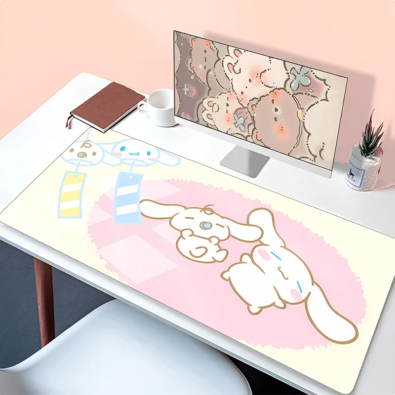 

Mouse Pad C-cinnamoroll Gamer PC Computer Large 900x400 XXL Desk mat Keyboard Anime Gaming Accessories Kawaii Mousepad Carpet