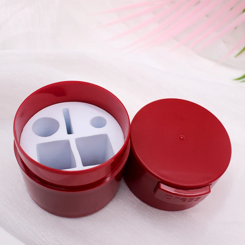 رمش الغراء تخزين خزان حامل الحاويات لاصق حامل مختومة جرة مستحضرات التجميل ملحقات رمش صندوق أدوات التجميل #5