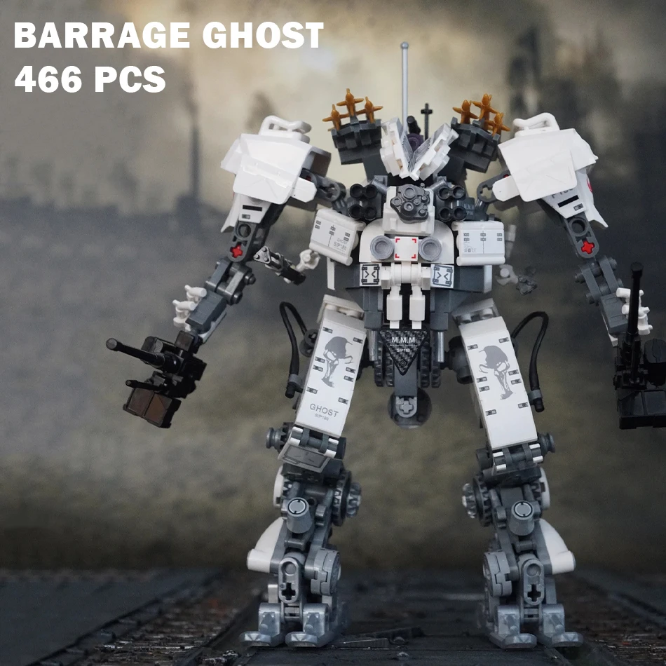 MOC Movie Wandering Earth Mecha Robot Model Building Blocks Mechanical Armor Tank Weapons Assembly DIY Bricks Toys for Kids Gift