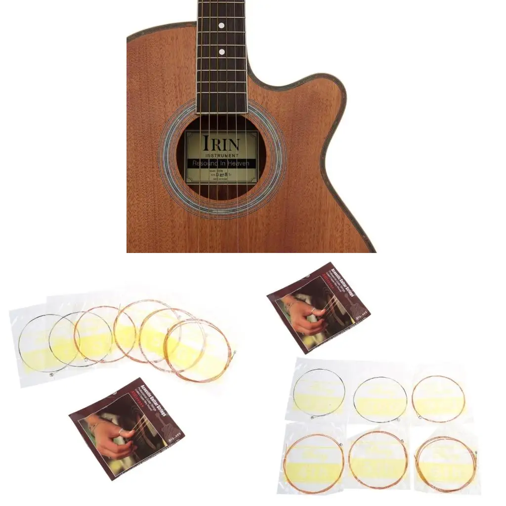 Q39E 6 Pcs Classical Stainless Steel Guitar Strings 1st-6th String Guitar String