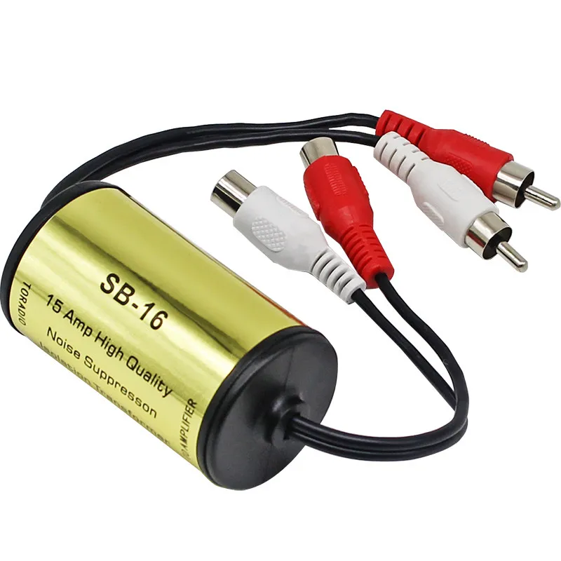 Audio Isolator RCA Connector for Eliminating Ground Loop Noise & Current Hum