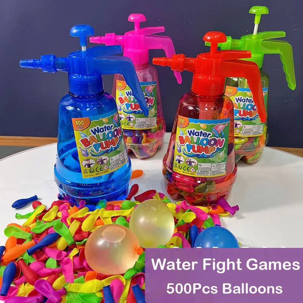 

Outdoor Activities Air Water Balloon Pump Sand Pool Water Toys Large Capacity Water Balloon Pump Automatic Sealing Balloons