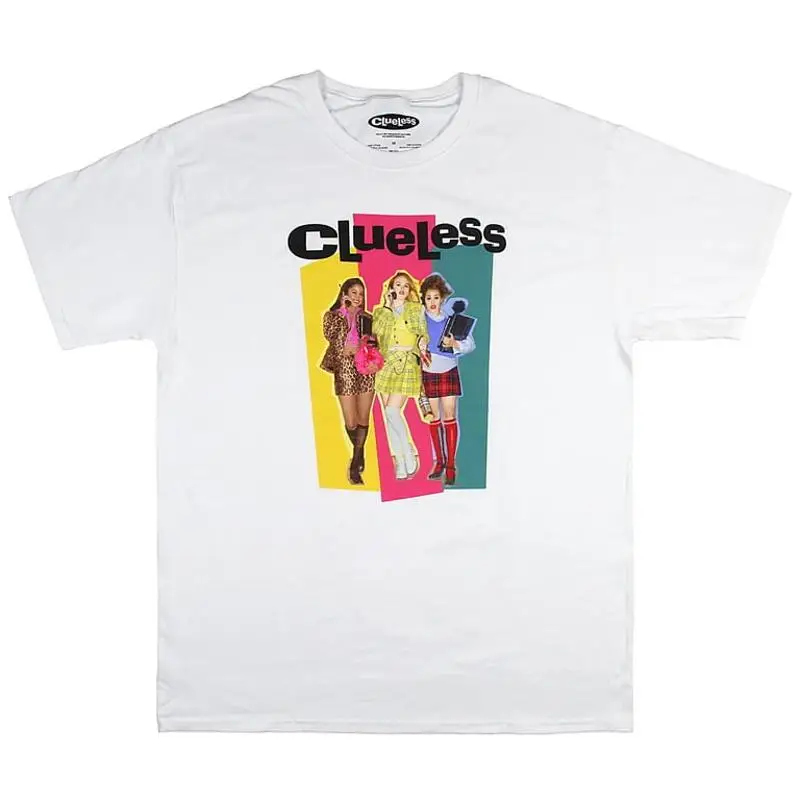 Clueless Cher Tai Dionne Color Block Boyfriend Graphic T-Shirt
