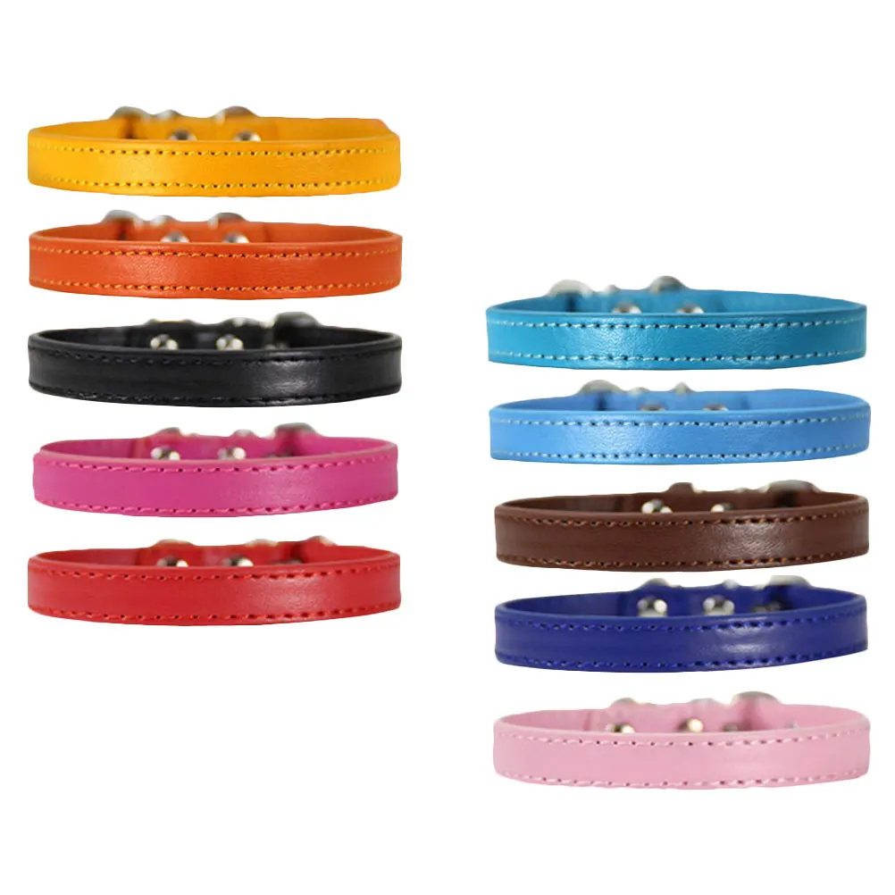 

10 Pcs Dog Collar Pet Neck Chain Adjustable Lightweight Durable Decorative Puppy Accessories Lovely Choker Neckb