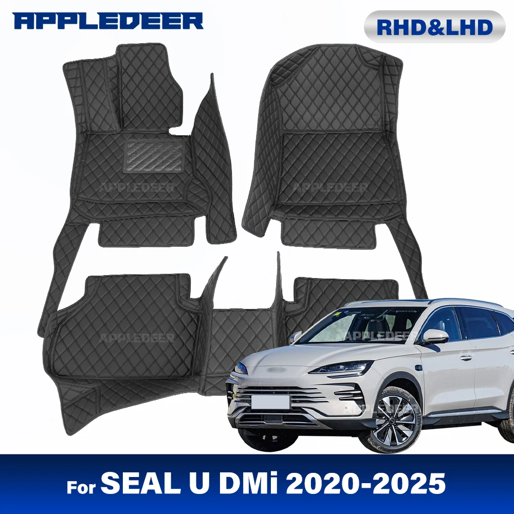 

Для BYD SEAL U DMi/Song Plus New Energy 2021-2025 2024 23 22 автомобильные коврики на заказ автомобильный ковер чехол аксессуары для интерьера