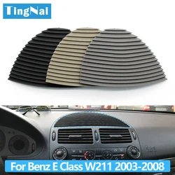 Car Front Dashboard Middle AC Vent Air Vent Grille Upper Speaker Cover Replacement For Mercedes Benz E Class W211 2003-2008