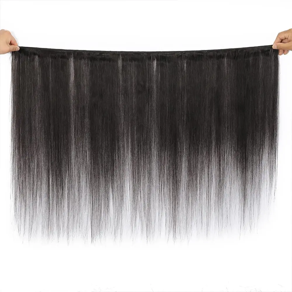 Straight Bundles Human Hair 10A Brazilian Raw Unprocessed Bundles Virgin human hair Straight Bundles