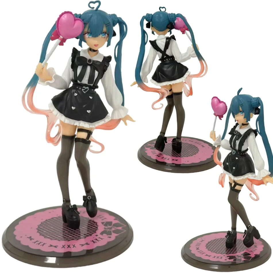 Hatsuned Miku Subculture Fashion Figure Heart Magic Wand Anime Girl Figurine PVC Model Collectible Ornament Birthday Gift Hot view 2