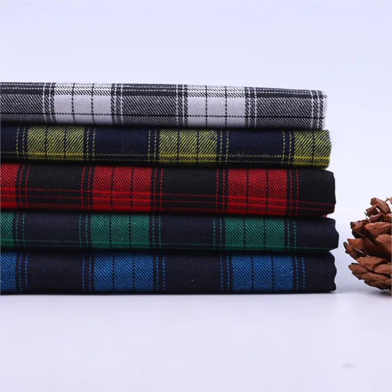

Woven twill polyester-cotton fabric for casual shirts and women's