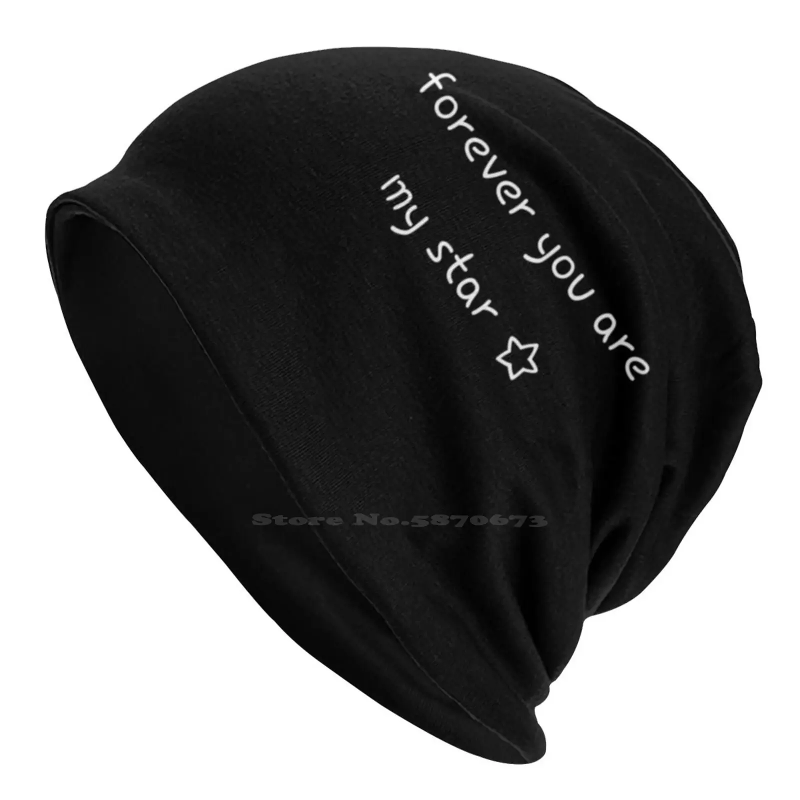 Ateez-Star 1117 Lyrics 2 ( White ) Knitted Hat Warm Beanie Outdoor Caps Ateez Kpop Ateez Atiny ? ? ? ? Ateez Forever You Are My