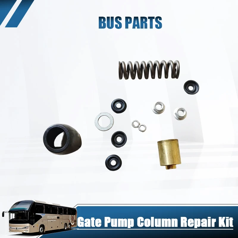 NEW Outer Swing Door Pump Column Repair Kit, Door Pump Column Push Rod, Bushing for Yutong Bus Parts