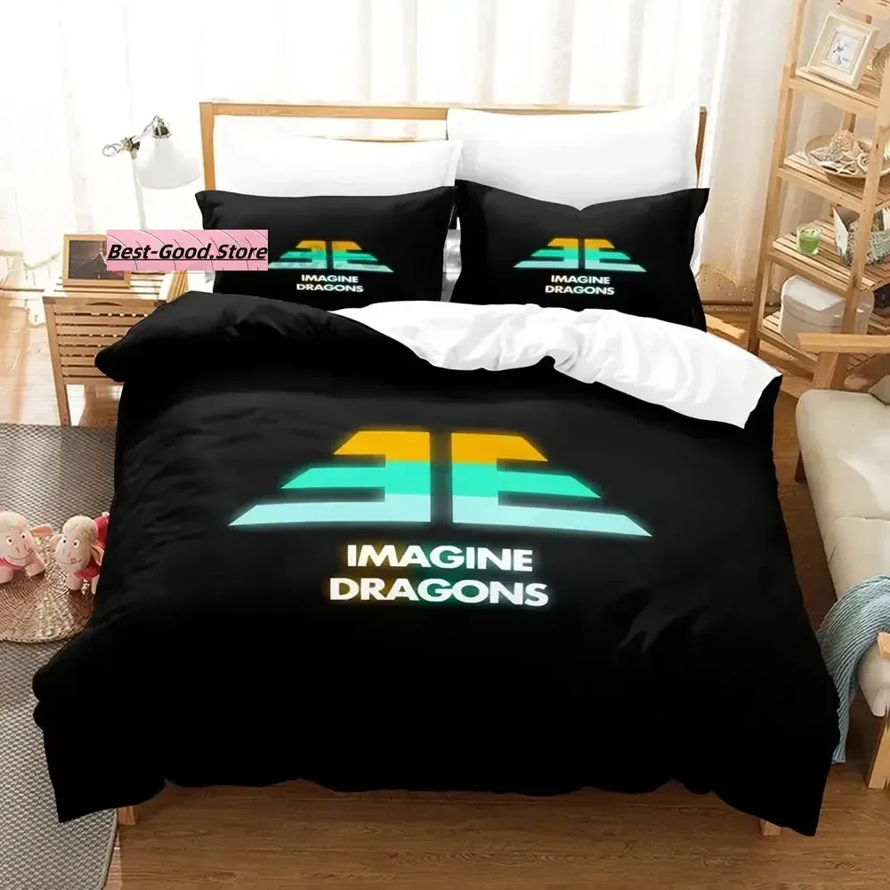 

Imagine Dragons Bedding Set Single Twin Full Queen King Size Bed Set Aldult Kid Bedroom Duvetcover Sets 3D Print Bed Sheet Set