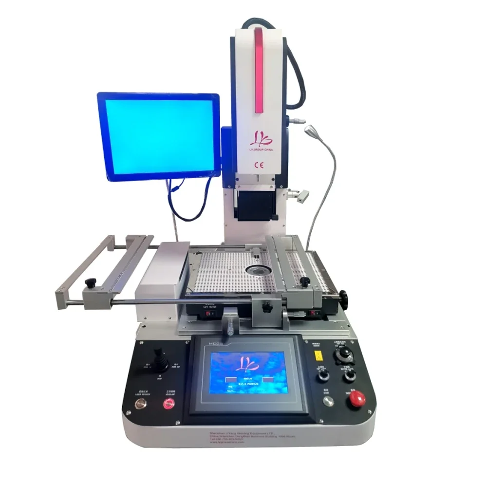 Lybga g820 5300w universal semiautomático compacto alinhar industrial estação de retrabalho bga portátil ic máquina de dessoldagem 220v