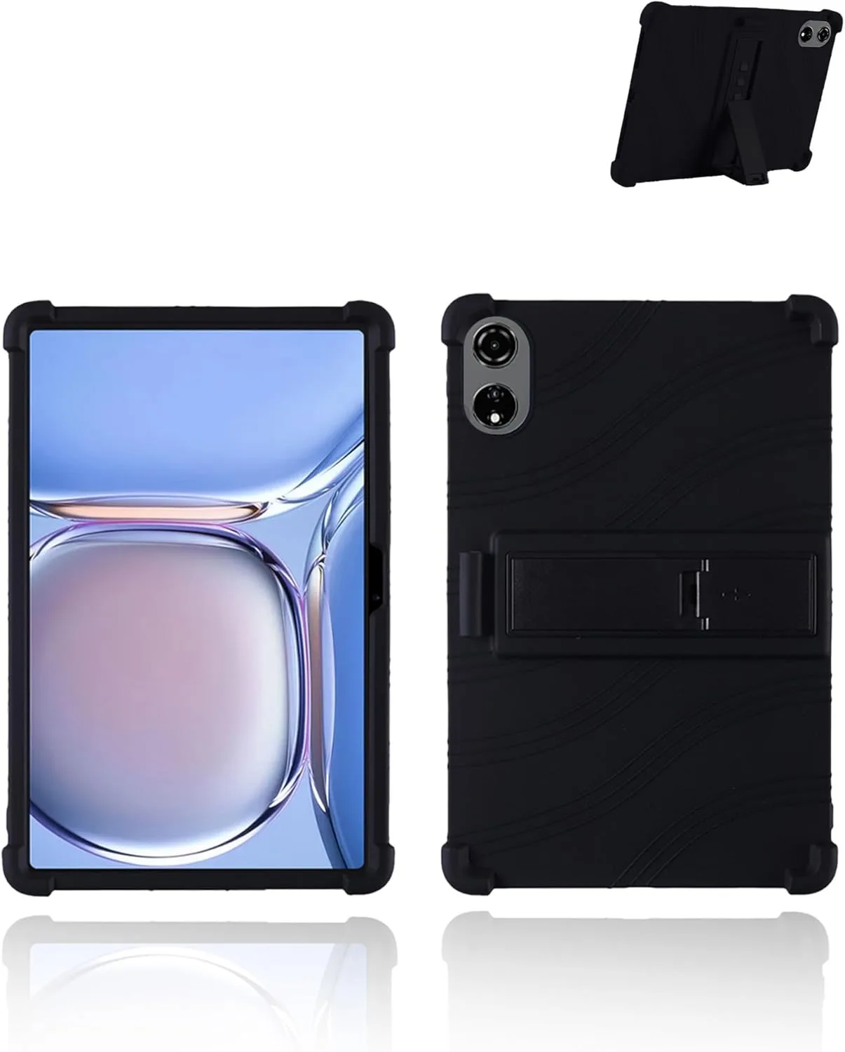 Чехол для Funda Blackview Mega 3, 12,1 дюйма, мягкий силиконовый противоударный чехол со складной подставкой