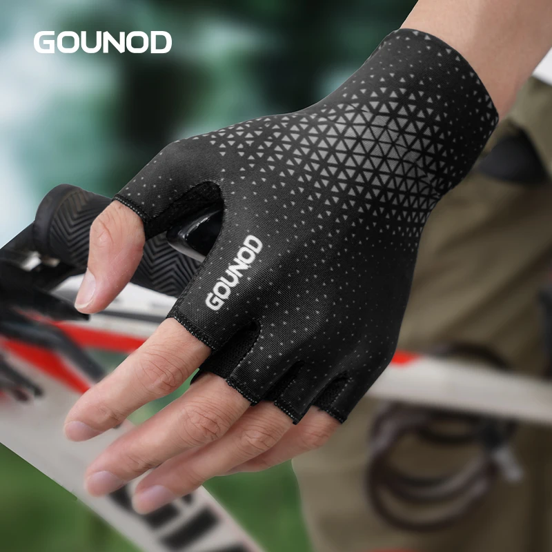 

Professional Gym Fitness Breathable Anti-Slip Women Men Half Finger Summer Fishing Cycling Fingerless Gloves Female Bicycle Bike