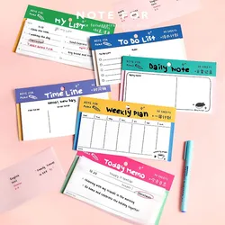 30 Sheets/pack Weekly Planning To Do List Pad To Do List Desk Notepad Planning for DIY Office Home School Office Supplies