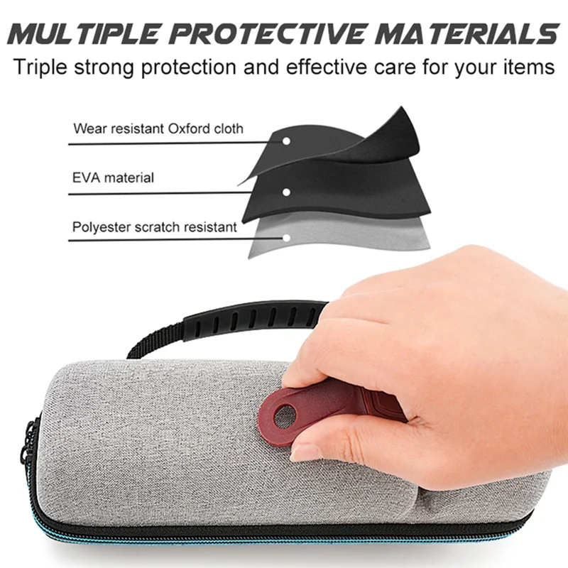 【LAST-CHANCE!】حقيبة سفر صلبة مقاومة للماء مع مقبض لحماية حقيبة الحمل الصلبة