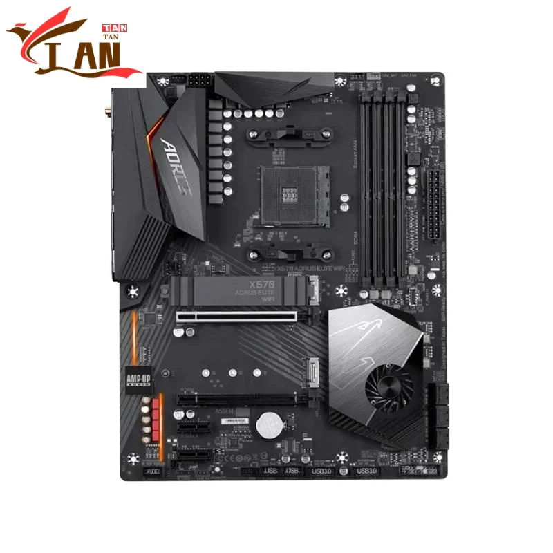 

Материнская плата для X570 AORUS ELITE WIFI 128 ГБ HDMI M.2 SATA3.0 с разъемом AM4 DDR4 ATX X570, материнская плата, 100% протестирована, полностью работает TAN
