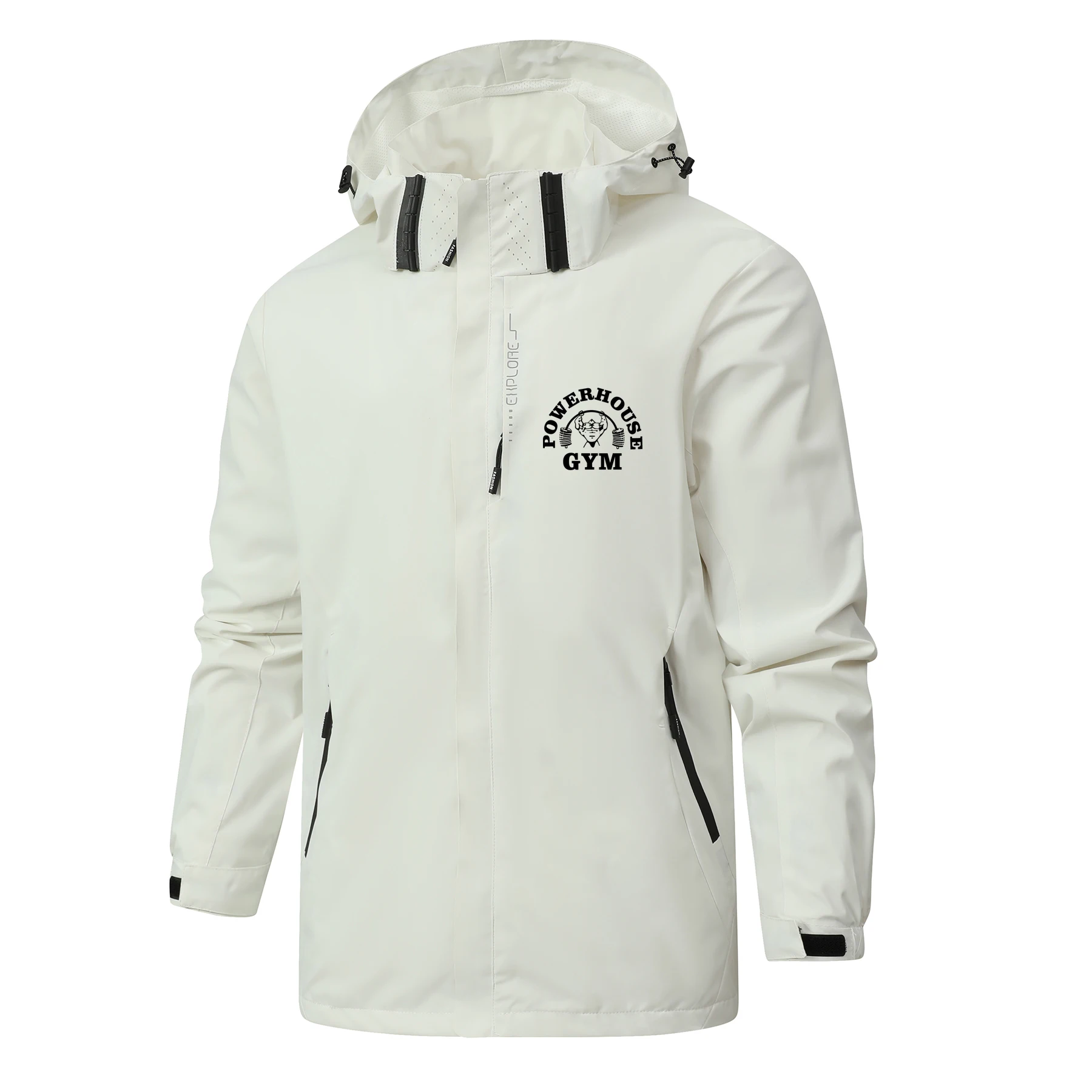 

Men's lightweight outer layer hooded outdoor windproof jacket Outdoor jacket