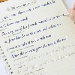 Italian English Copybook Student Adult Learn Caligraphy Book Children Exercises Reusable Handwriting Practice Books Libros