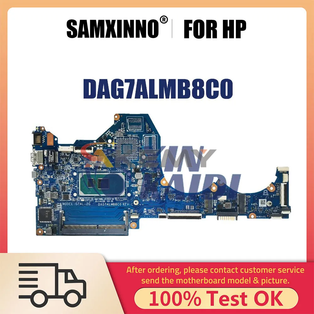 Computer Mainboard For HP Pavilion 14-CE L67081-601 L67078-001 DAG7ALMB8C0 Laptop Motherboard with CPU i3 i5 10th Gen