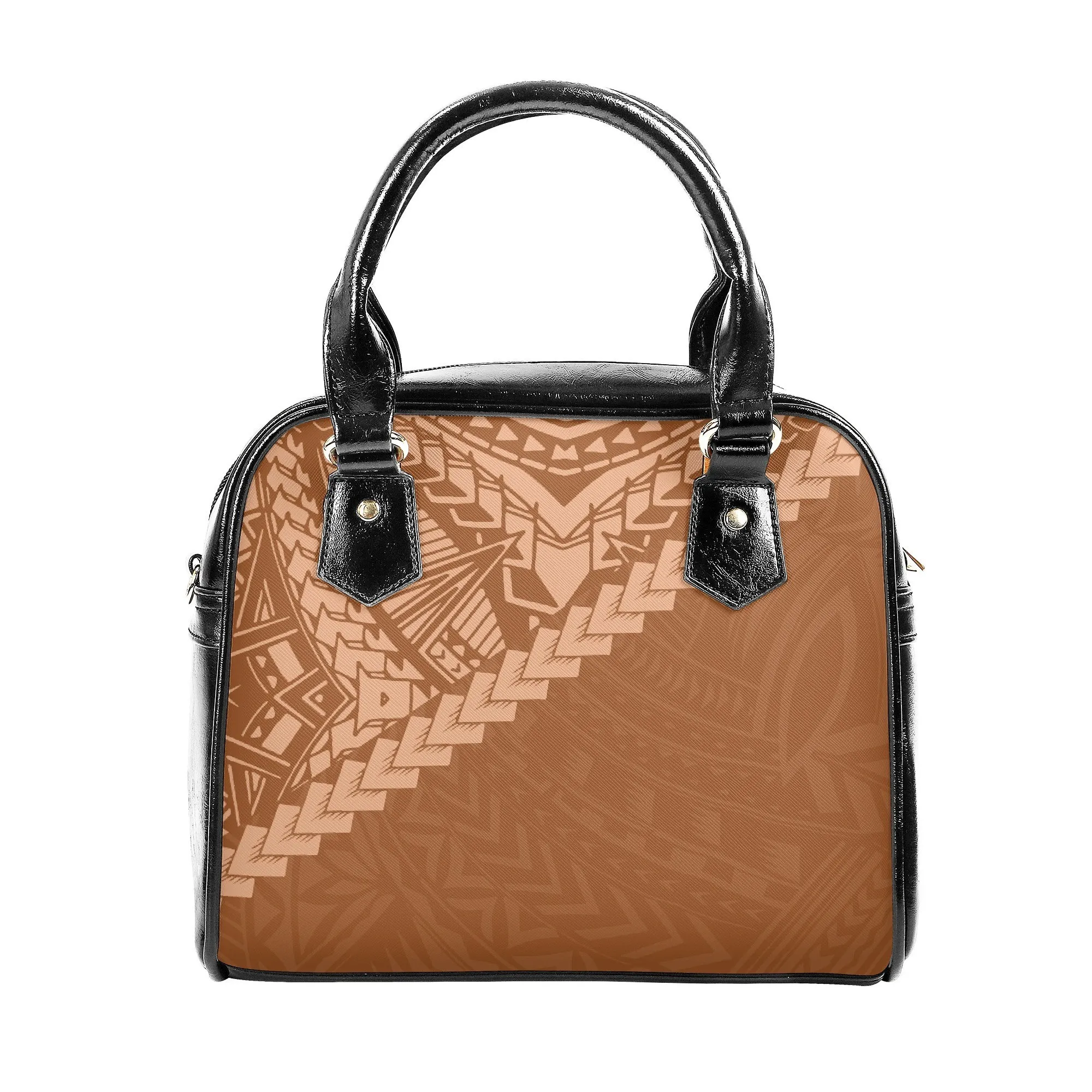

Women'S Single-Shoulder Ba, Fashionable Handbag Polynesian-Style Printed Customizable Fashionable Bag