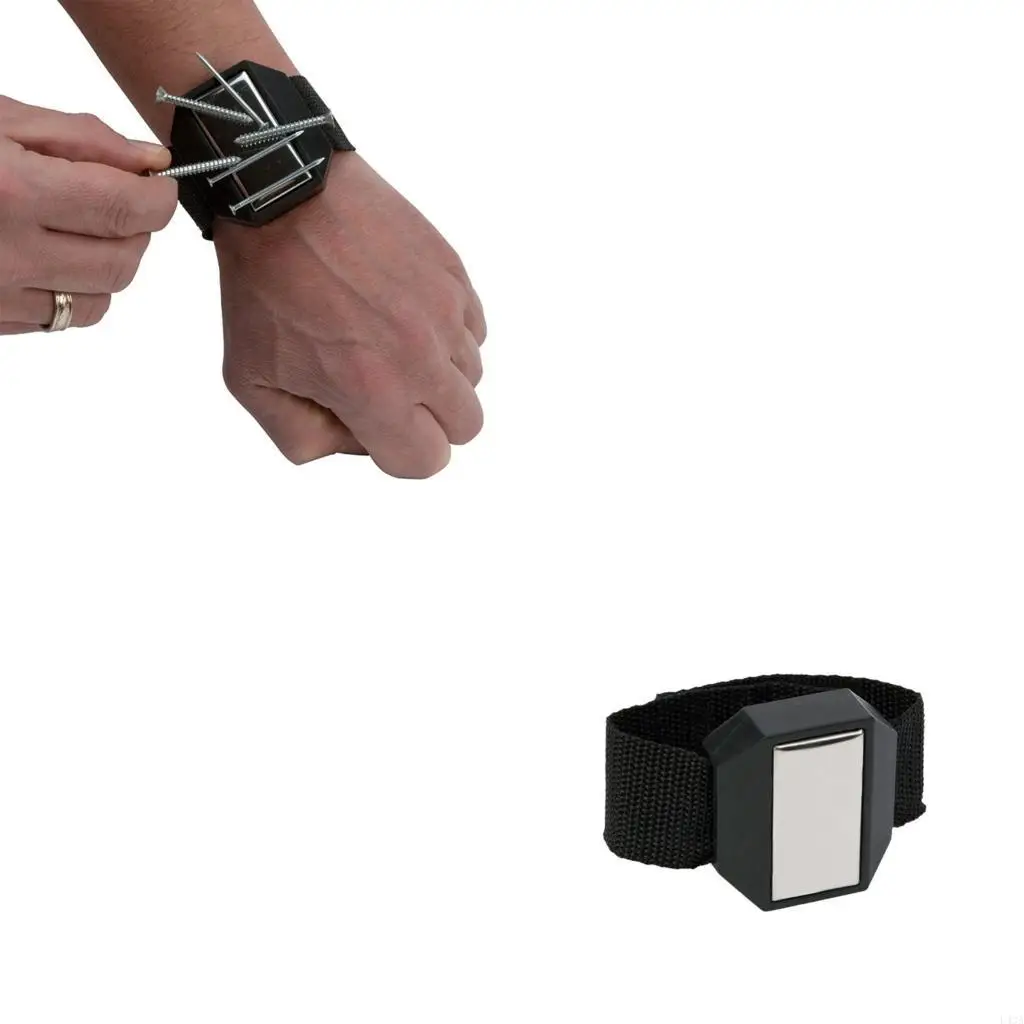 L43A Sturdy Wrist Tool Band Bracelet Tool For Efficient Storage Of Screws And Enhancing Work Efficiency