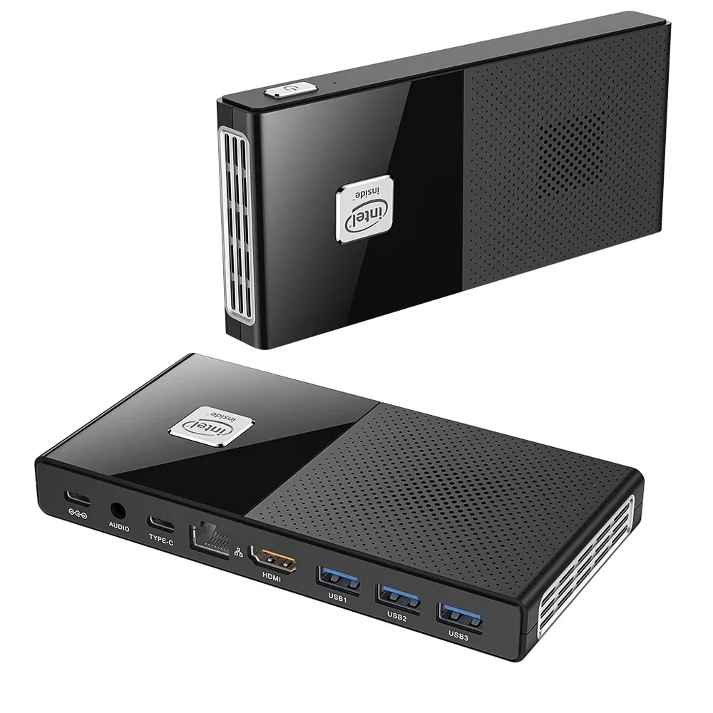 Aveiro M6 11th Gen Intel Mini PC Windows 11 Pro N5105 DDR4 2933MHz NVMe Office Mini Computer 2500M LAN HDMI2.0 WiFi6 BT5.2