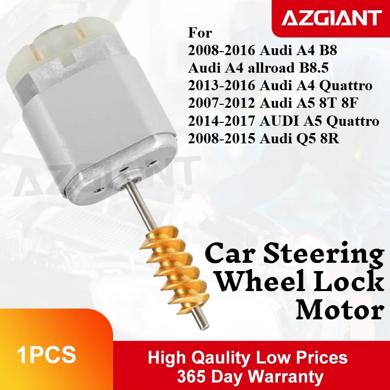 

Car Parts For Audi A4 A5 B8 Q5 8R allroad B8.5 Quattro 8T 8F Quattro Electric Steering Wheel Lock Actuator 12V DC Motor 12510RMP