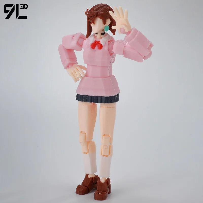 9L3D Dandadan Heróis AyaseMomo Dantalian LUCKY13 Titan13 Multi-articulado T13 Dummy13 Anime Figura de ação Brinquedos colecionáveis presentes
