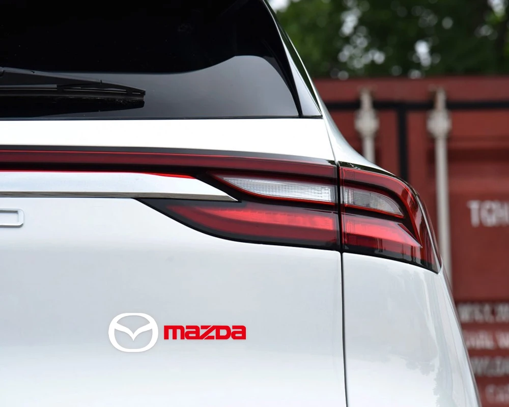 2PCS Car Vinyl Reflective Sticker Rearview Mirror Body Door Decoration Decal For Mazda 2 3 5 Axela CX-5 CX-3 Atenza Demio RX7 MS
