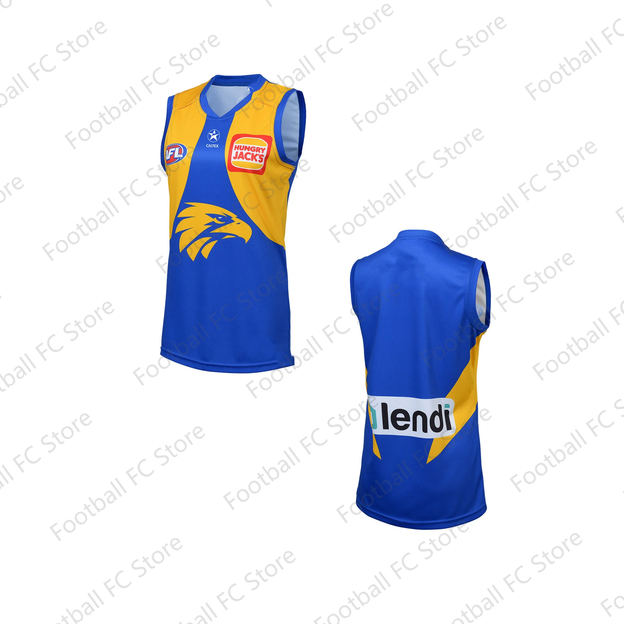 2024 New Arriavl Summer A.F.L Australian West Coast Eagles 2024 Mens Baskerball Jersey Oversized loose Vest For Adult/Kids Kit