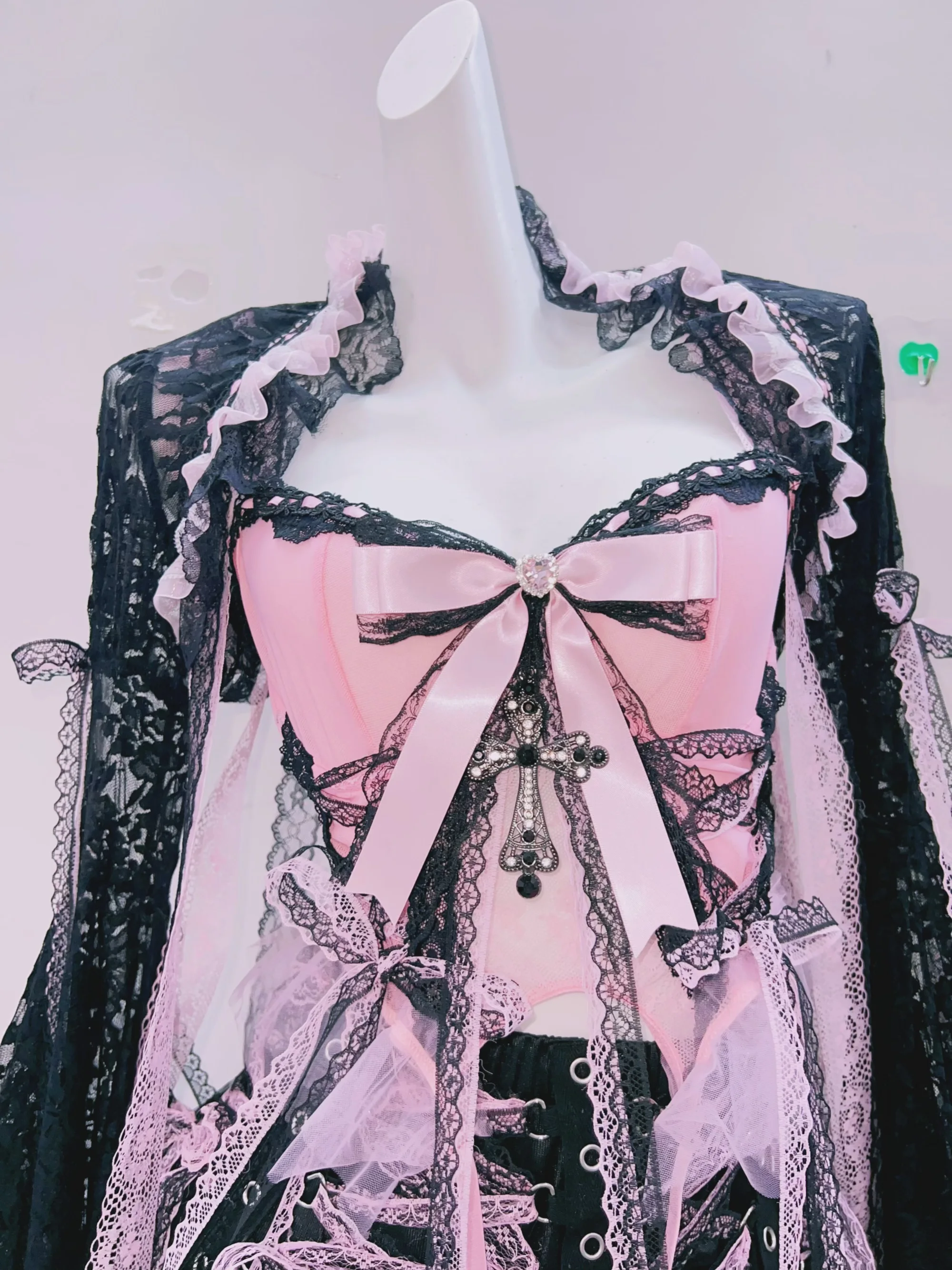 y2k clothes y2k crop top gothic clothes y2k top y2k fashionLace